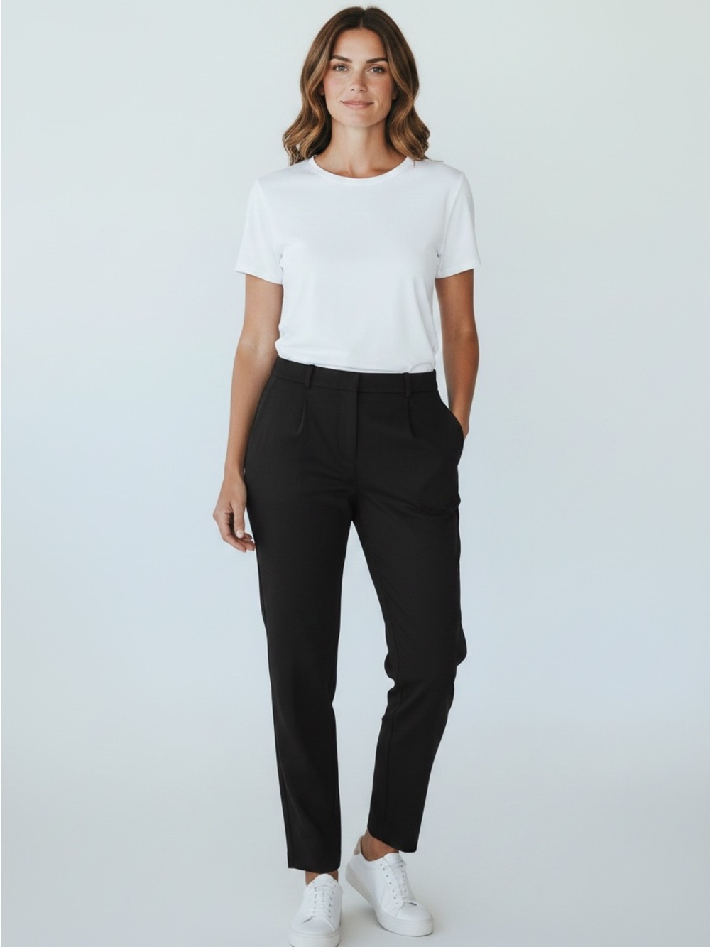 Talbots Petite Size 10P Black Stretch
Trouser Pants Career Office Classic